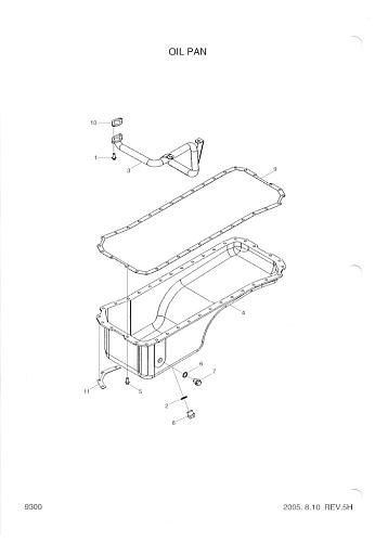 Поддон масляный