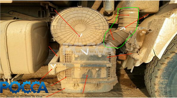 Гофра воздухозаборника SHAANXI (Шанкси) SHACMAN (Шакман) FDZ91259190042