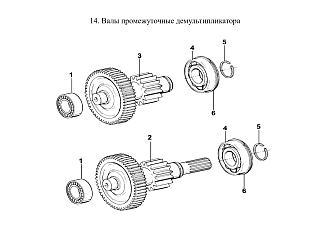 42308E Подшипник NJ308E вала КПП Fuller Createk
