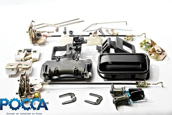 Запорный механизм двери (внутренний и наружний с ручками) HOWO (Хово)