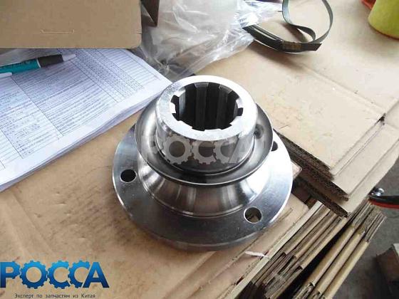 Фланец хвостовика d180 4 отв. зубчатый крупный шлиц (задний мост STEYR) HOWO (Хово)