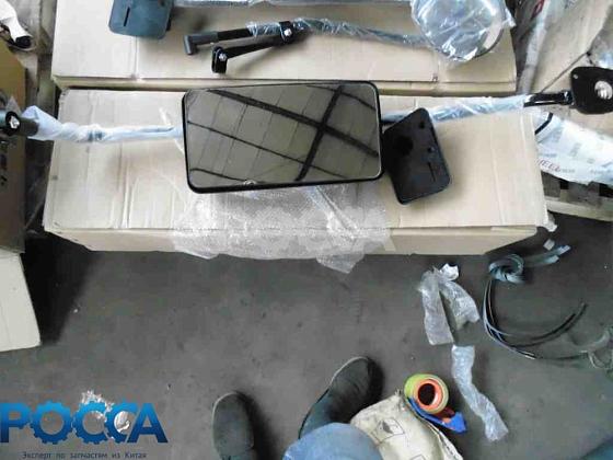 Зеркало заднего вида левое с кронштейном SHAANXI (Шанкси) SHACMAN (Шакман) F2000 DZ1642770030/31