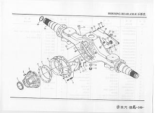 199012320133 Кольцо уплотнительное редуктора d-22х21х3 HOWO (Хово)