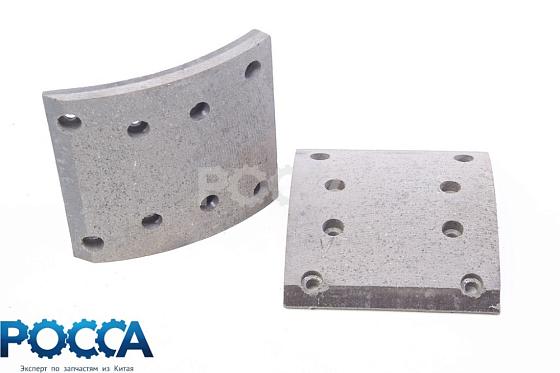 Накладка тормозная передняя верхняя SHAANXI (Шанкси) SHACMAN (Шакман) черная 81.50221.0534